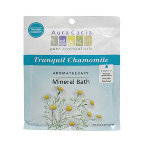 Aura Cacia Tranquility Aromatherapy Mineral Bath Spring Flower, 2.5 Oz
